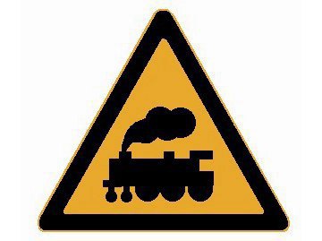 鐵路道口安全標志牌 (1)
